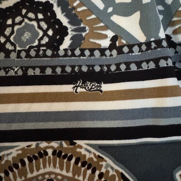 Hale Bob Women's Halter Neck Tie Jersey Knit Dress Adjustable Neck Sz Large EUC - Picture 8 of 15